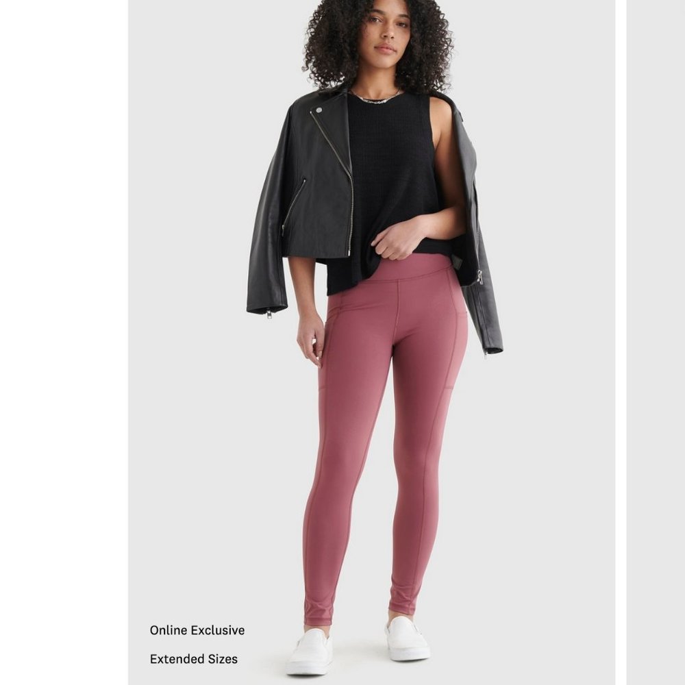 Lucky Brand Dynamic Legging Dark Pink